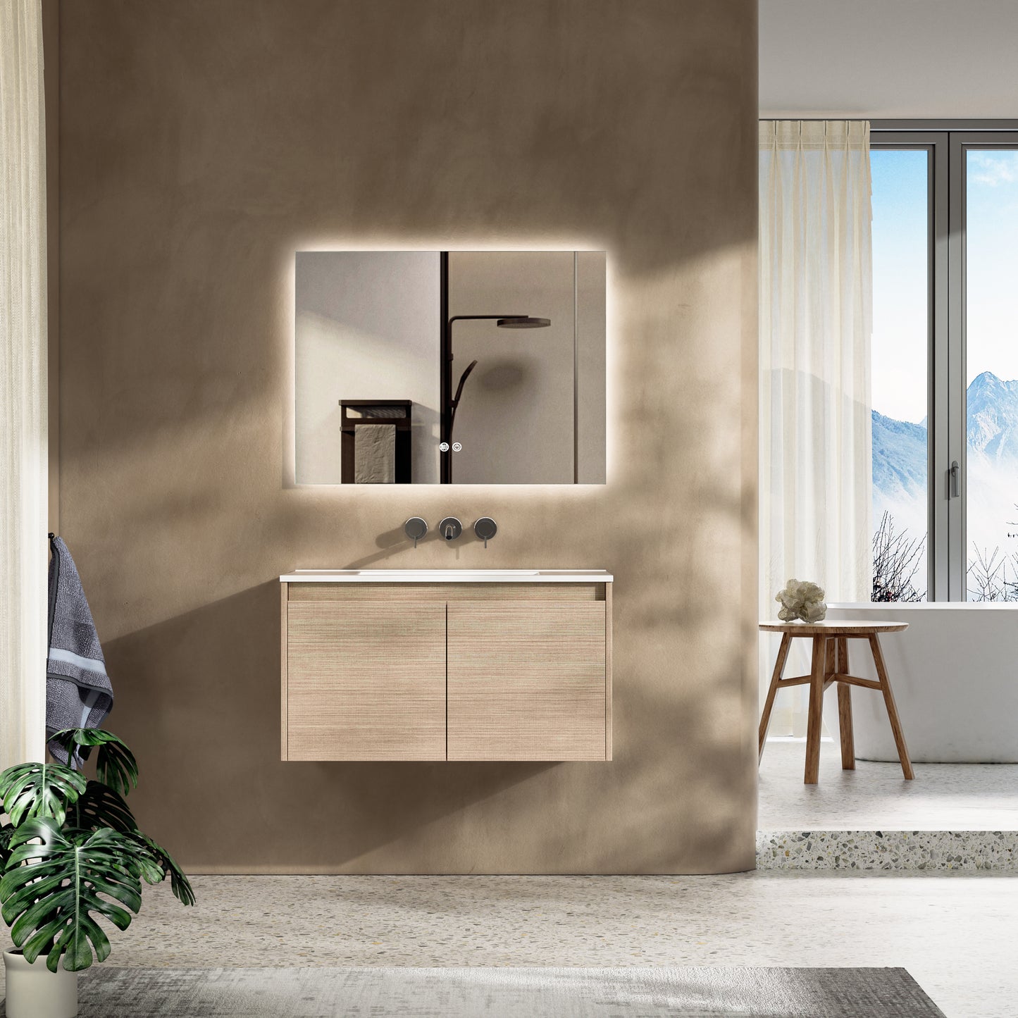 Floating Bathroom Vanity  32-inch