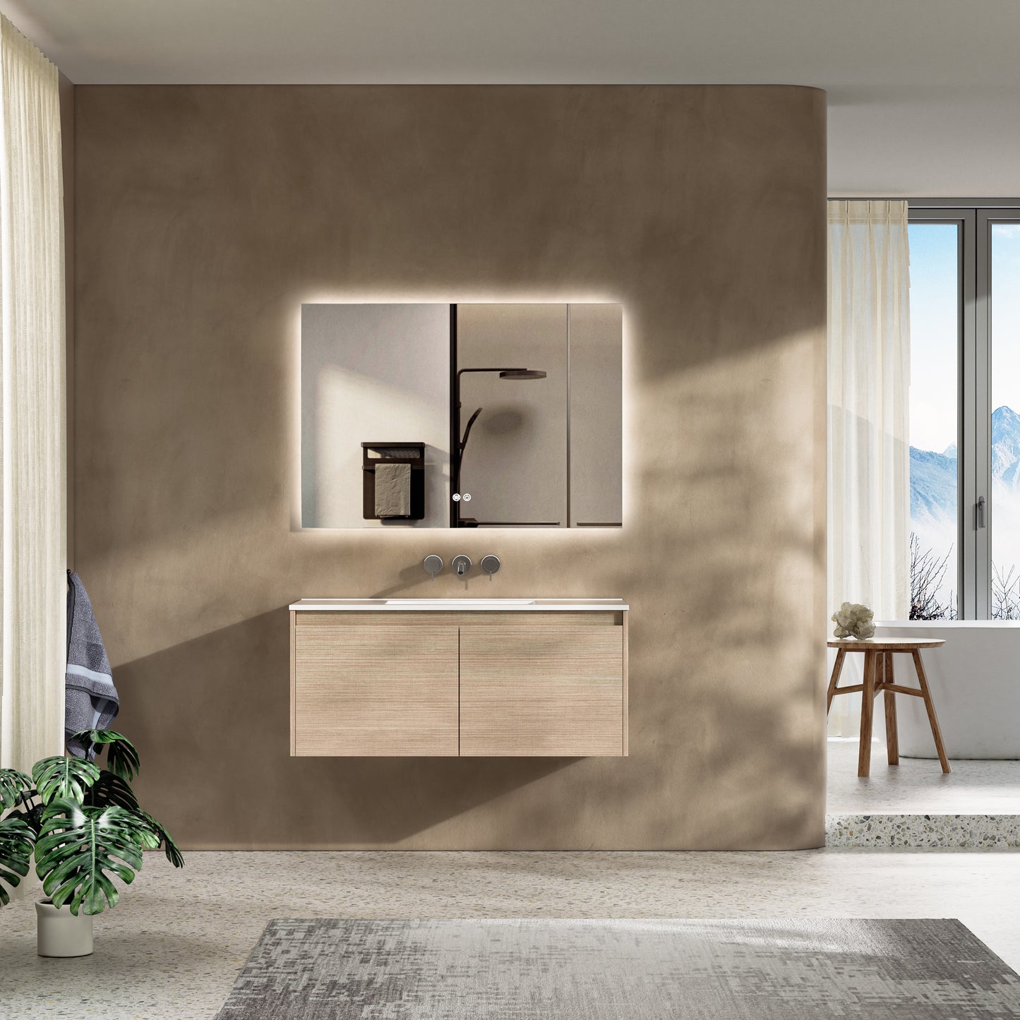 Floating Bathroom Vanity 40-inch