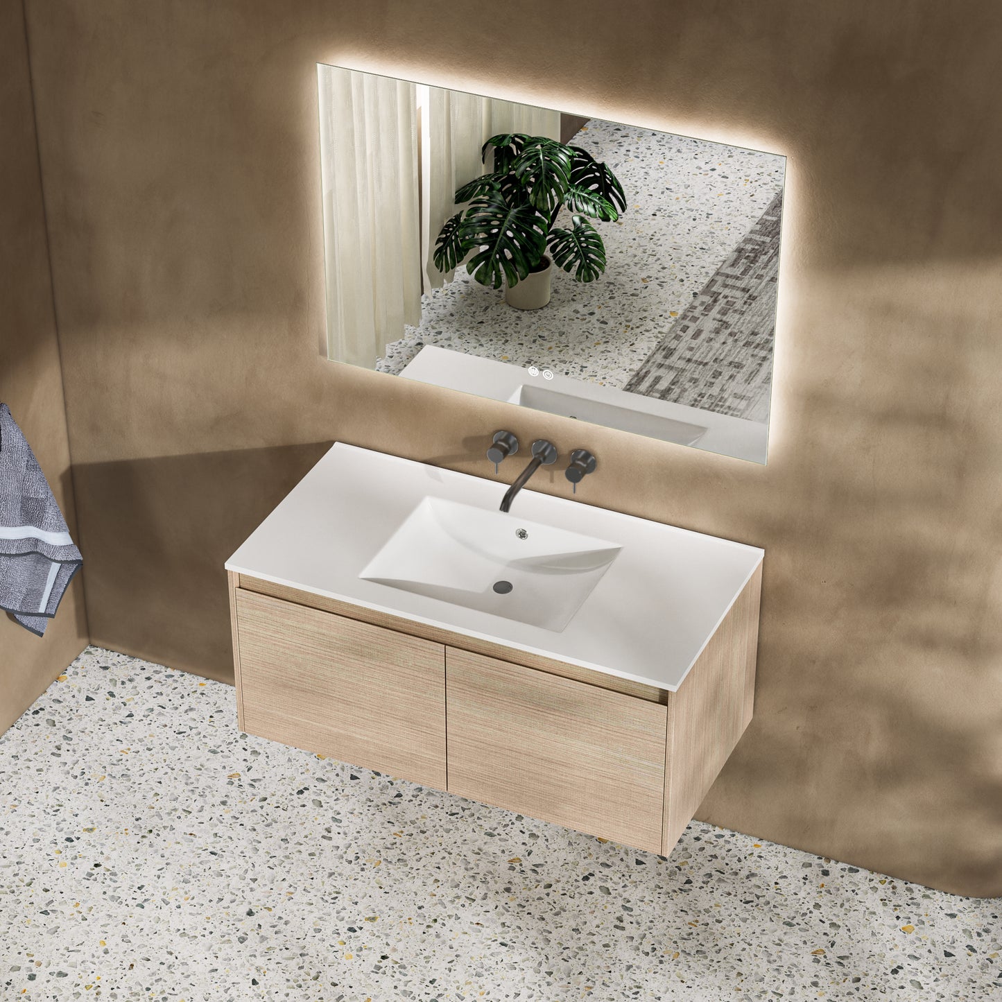 Floating Bathroom Vanity 40-inch