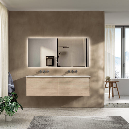 Floating Bathroom Vanity 60-inch
