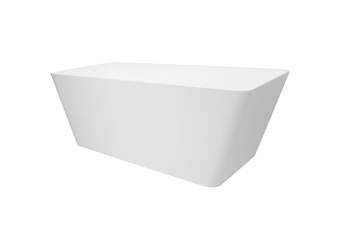 Freestanding Bathtub Acrylic 60"  Glossy White