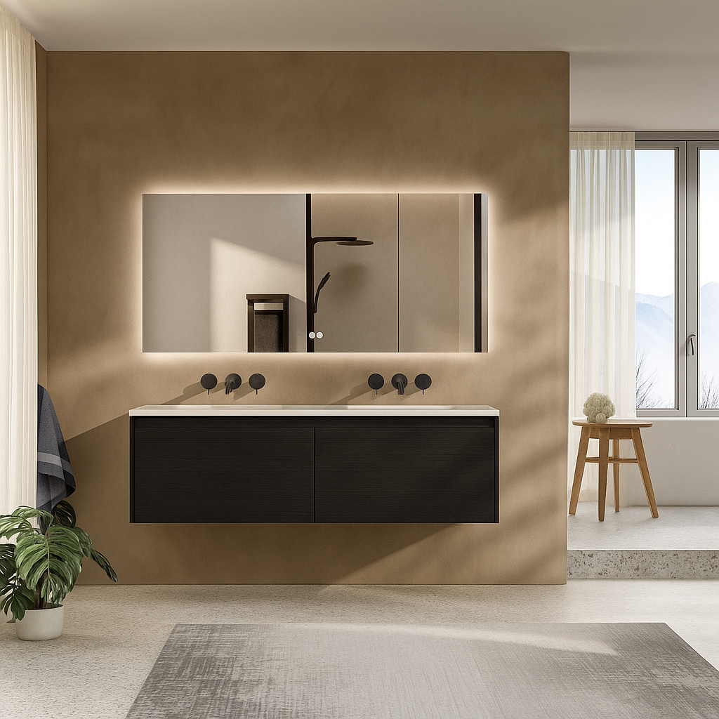 Floating Bathroom Vanity 60-inch