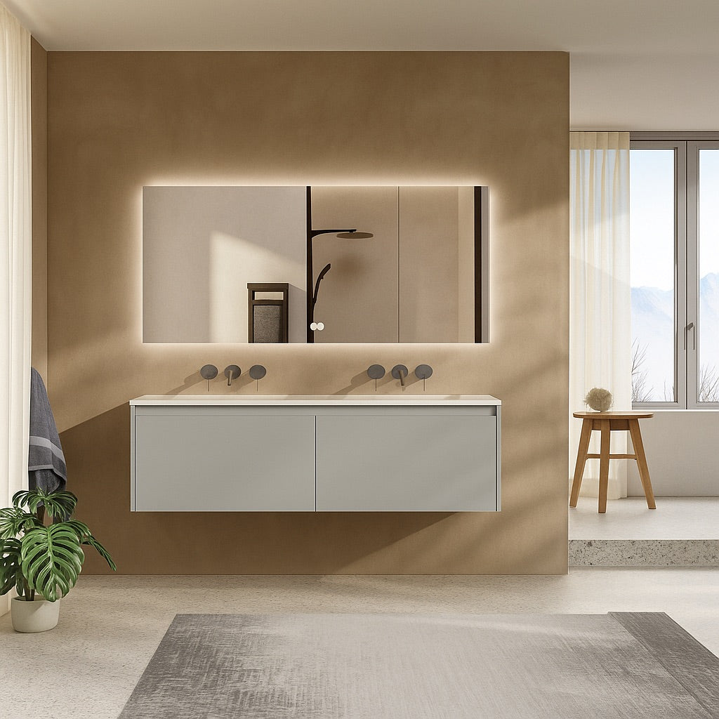 Floating Bathroom Vanity 60-inch