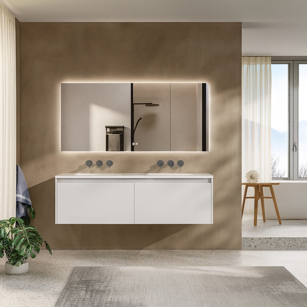 Floating Bathroom Vanity 60-inch