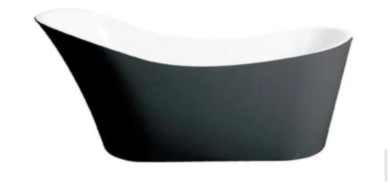 Freestanding Bathtub Acrylic 54"  Black Mate